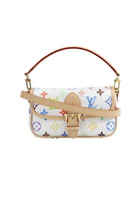 Louis Vuitton Mujer Multicolor Monograma 2025 Diane Nano Bolso de Hombro Blanco Foto 1 de 4