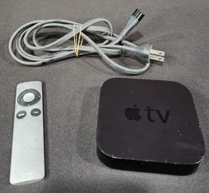 Transmisor multimedia digital HD Apple TV 3ª generación A1427 con control remoto y cable de alimentación - Imagen 1 de 8