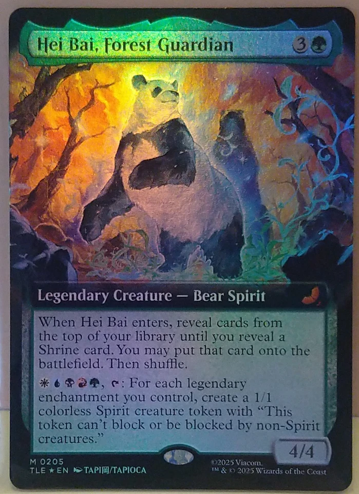 MTG - Avatar TLA Eternal - Hei Bai, Forest Guardian *Extended-Art Foil* - Bild 1 von 1