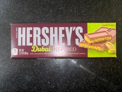 Barra de chocolate inspirada en Hershey Dubai 3,12 oz EDICIÓN LIMITADA ✅EN MANO SE ENVÍA AHORA✅ Foto 1 de 3