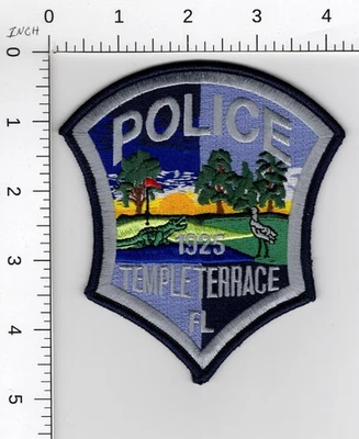 PARCHE BORDADO POLICÍA COLECCIONABLE TEMPLO TERRAZA FLORIDA (VERSIÓN ACTUALIZADA) Foto 1 de 2