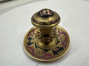 Vintage Messing Räucherstäbchenhalter Wohndeko - Bild 1 von 5