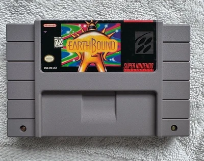 EarthBound (SNES, 1995) Cartridge Only AUTHENTIC, Cleaned, Tested, Battery Saves - Image 1 of 4