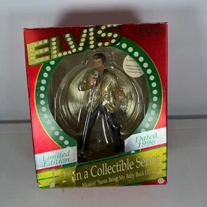 Elvis Presley 1996 Limited Edition Musical Santa Bring My Baby Back Ornament - Picture 1 of 5
