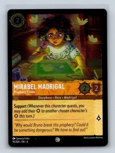 Mirabel Madrigal - Prophecy Finder Common Ursula's Return 19/204 Disney Lorcana - Picture 1 of 2