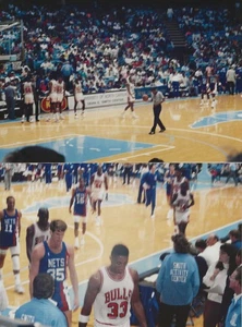 20/10/1990 4" x 6" Chicago Bulls MICHAEL JORDAN RARO Tipo 1 Fotos CHAPEL HILL - Imagen 1 de 9
