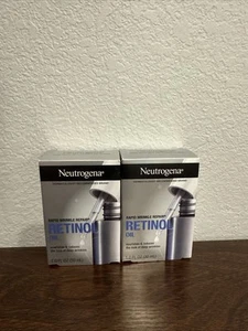 2 Pack. Neutrogena Rapid Wrinkle Repair Face Oil Retinol Serum 1.0oz. - Picture 1 of 2