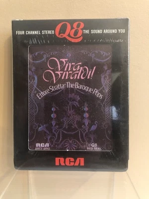 Ettore Stratta/Baroque Pops-Viva Vivaldi-Factory Sealed Quad 8 Track Tape-Rare - Image 1 of 4