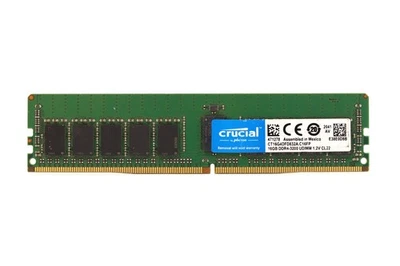 Crucial 16GB 2Rx8 PC4-25600 DDR4-3200 Desktop Memory P/N: CT16G4DFD832A.C16FP - Image 1 of 2
