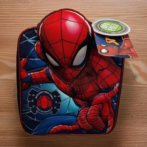 NEW Spider-Man Insulated BPA-Free Zipper Lunch Bag Box ID Marvel Bioworld NWT - Picture 1 of 6