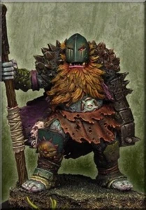 Enigma Miniatures - Toktien, figura de fantasía enana caótica espinosa 30 mm EN0009 - Imagen 1 de 3