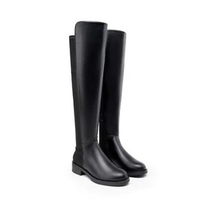 Women Over The Knee High Boots Thigh High Daily Low Flat Heel Boots Edgy Sole - Picture 1 of 11