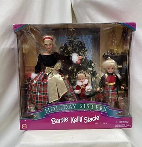 Barbie 1998 Holiday Sisters NRFB Kelly Stacie Special Edition  - Picture 1 of 9