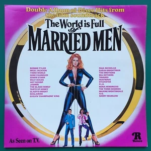 Jackie Collins WORLD IS FULL OF MARRIED MEN Film Soundtrack 2-LP Funk Disco 1979 - Picture 1 of 12