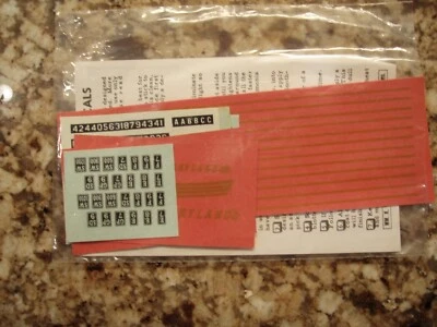 Western Maryland WM Diesel Passenger Loco HO-scale Decals Walthers 97-92 97920 - Image 1 of 2
