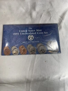 1991 U.S. Mint Uncirculated Coin Set P&as - Mint In Factory Packing - Picture 1 of 3