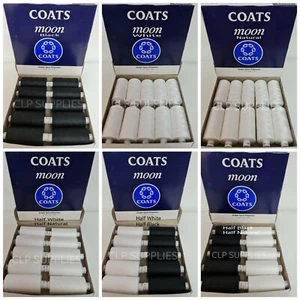COATS MOON TKT120 10x1000Y PREMIER, POLYESTER THREAD, SEWING / OVERLOCKING - Picture 1 of 9
