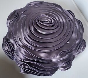 Beautiful NEXT Purple Ruffle Rose Cushion, BNWT