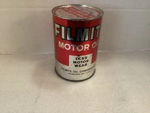 VINTAGE FILMITE MOTORÖL MILWAUKEE WI VOLLE DOSE - Bild 1 von 10