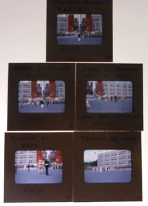 Original 1956 35MM Red Border Slide Lot President Harry Truman Visits Nato Italy - Bild 1 von 3