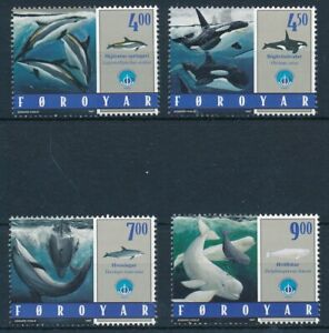 [BIN20622] Faroe islands 1998 Dolphins good set very fine MNH stamps