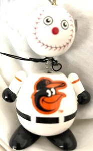 Baltimore Orioles Ball Man Ornament 4” Evergreen MLB Baseball Wooden - Picture 1 of 3