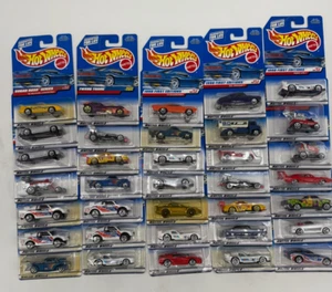 Lotto 35 carte blu Hot Wheels vintage 1996-98' - vari modelli - Foto 1 di 4