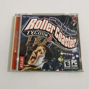 Atari Roller Coaster Tycoon 3 PC Game 2004 Construction Simulation Video Game - Picture 1 of 6
