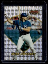 1996 Bowman's Best Atomic Refractor Mike Sweeney Rookie #164