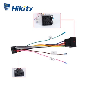 Für VW Android Autoradio ISO Wiring Harness Kabelbaum 16PIN Adapter Stecker - Bild 1 von 2