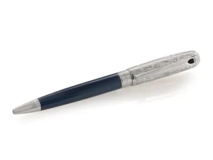 S.T. Dupont "Atelier Line D" Paris Navy Blue Ballpoint Pen Model: 415114M - Picture 1 of 3