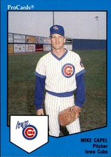 1989 Iowa Cubs ProCards #1706 Mike Capel Spring Texas TX Baseball Card