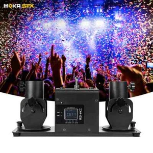 MOKA Wireless Confetti Machine Battery DMX Confetti Cannon Launcher for Events - Picture 1 of 11