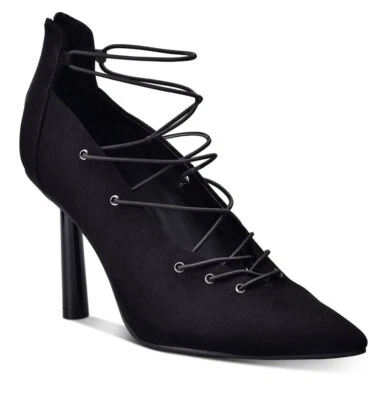 Wild Pair Dezmun Lace-Up Dress Pumps- Black MC- Size 6 M- NIB - Image 1 of 4