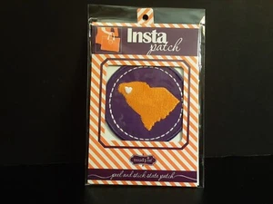Instapatch State South Carolina lila und gold abziehen und kleben - Bild 1 von 3