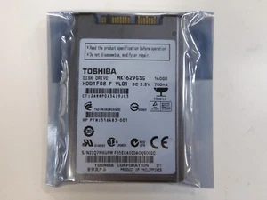 MK1629GSG 160.0GB SATA 1.8" HDD. 5400 RPM. - Picture 1 of 2