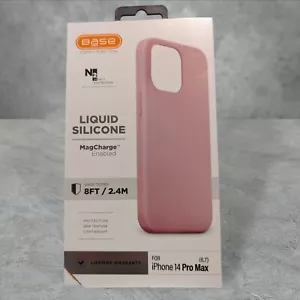 A1. Base Liquid Silicone MagCharge Case For Apple iPhone 14 Pro Max In Pink - Picture 1 of 3