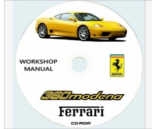 Manuale officina, Workshop Manual, FERRARI 360 Modena,Riparazioni e Ricambi - Foto 1 di 1