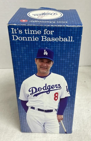 Don Mattingly It's Time For Donnie Baseball Bobblehead Los Angeles Dodgers 2011 Cover