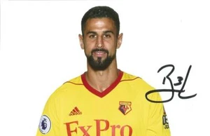 WATFORD: MIGUEL BRITOS SIGNED 6x4 PORTRAIT PHOTO + COA - Bild 1 von 1