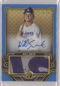 2022 Topps Triple Threads Single Jumbo Relics Sapphire /10 Will Smith Auto