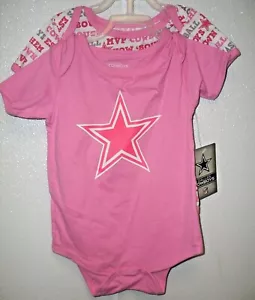NFL Dallas Cowboys Bodysuits Paquete de 2 Diseño Piper Talla 24M por Dallas Cowboys - Imagen 1 de 1
