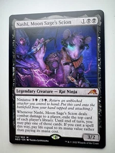 Nashi, Moon Sage's Scion x1 - Kamigawa: Neon Dynasty - VLP, English - MTG NEO - Picture 1 of 1