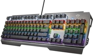 Trust Gaming GXT 877 Scarr Mechanische Gaming Tastatur DE QWERTZ Keyboard - Bild 1 von 9