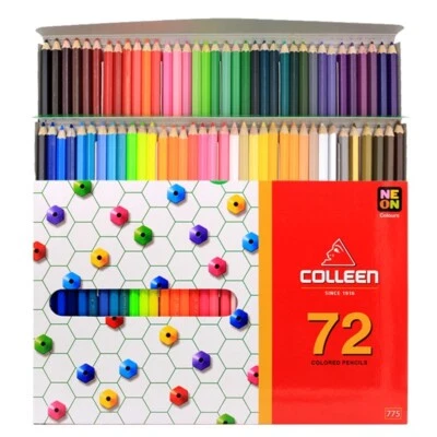 Colleen Pencils Premium 72Colors Art Painting Drawing Sketch Work Book Gift Kids - Image 1 of 4