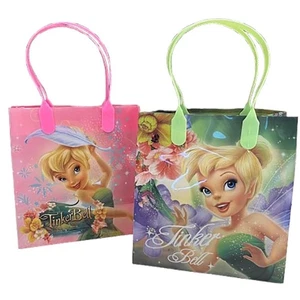 Disney Tinkerbell Sweet Treats Plastic Gift Bags Party Favor Supplies 12 Per Pkg - Picture 1 of 1