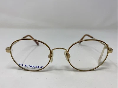 Marco de gafas de borde completo de metal FLEXON 81 DEMI RUBIO/DORADO 44-18-120 138D Foto 1 de 4