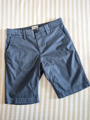 Pantaloncini chino uomo Timberland W30 vestibilità dritta blu navy