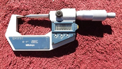 MITUTOYO *MINT* 342-741-30 0-1" "POINT" MICROMETER! - Image 1 of 4