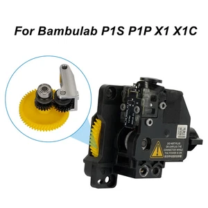 Extruder Gear Hardened Steel Upgrade Assembly For Bambulab P1S P1P X1 X1C - Picture 1 of 13